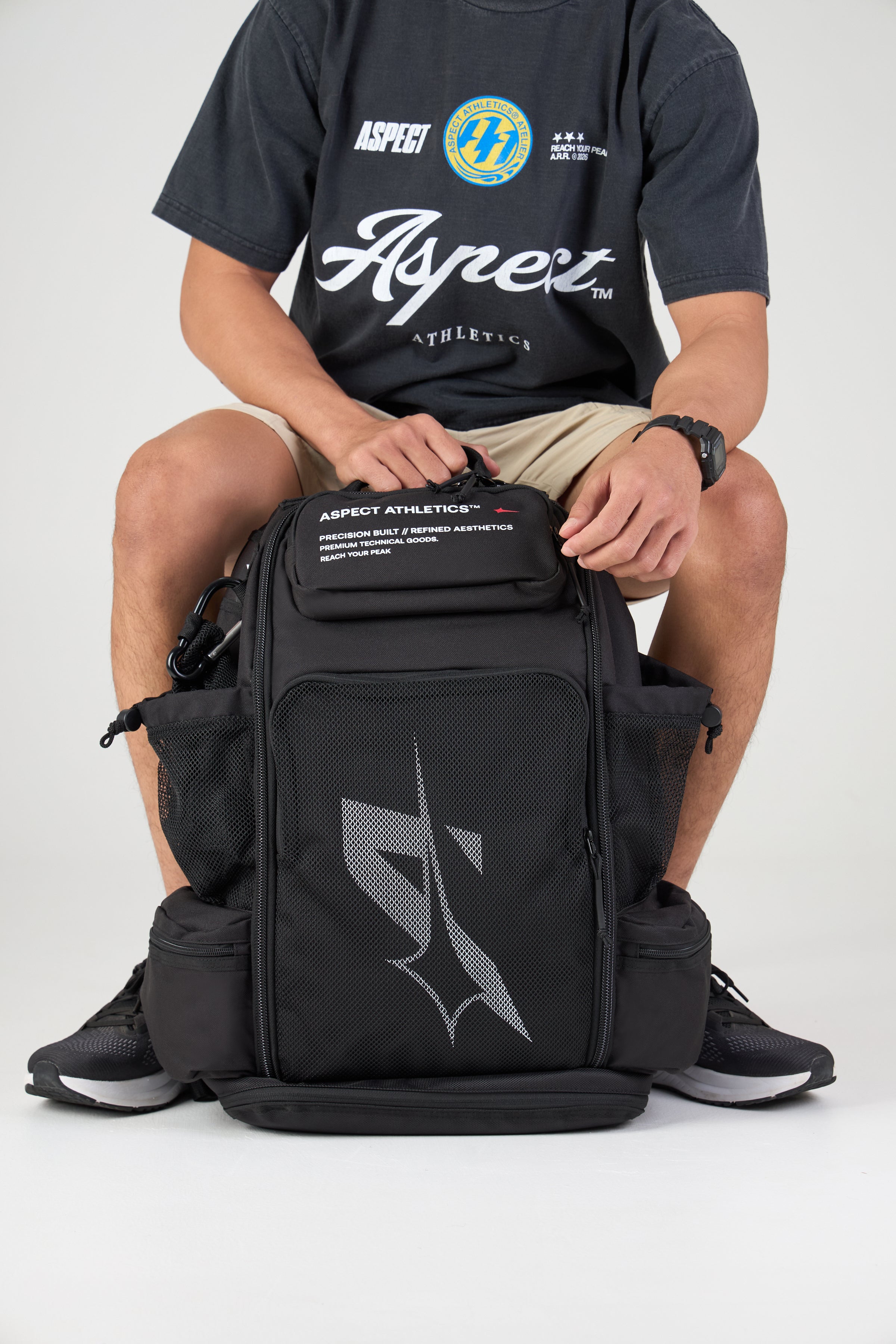 Aspect Athletics Combat Backpack – 42L MMA, Muay Thai & Jiu Jitsu Gear Bag